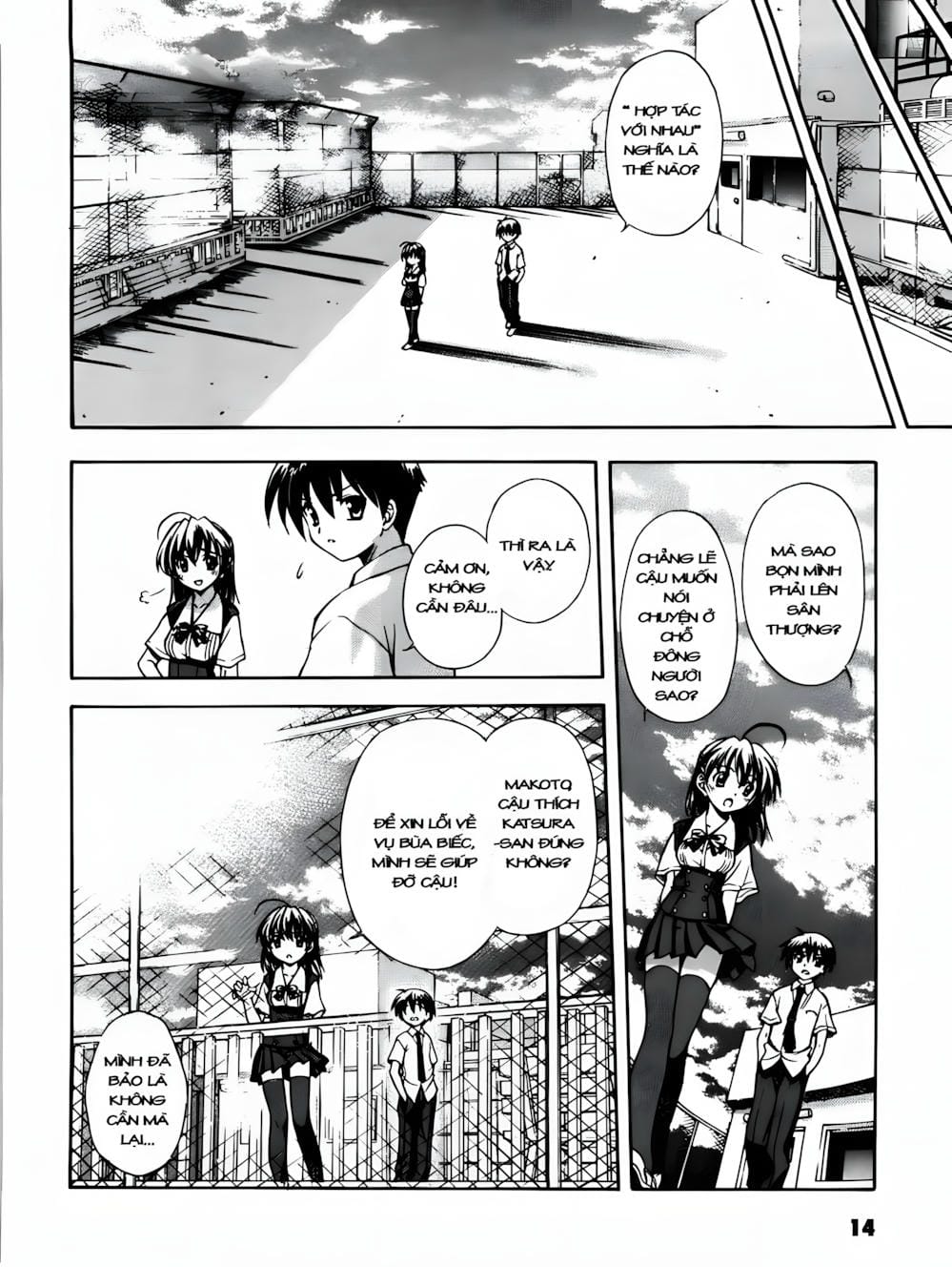 Truyện Tranh Học Đường - School Days trang 6