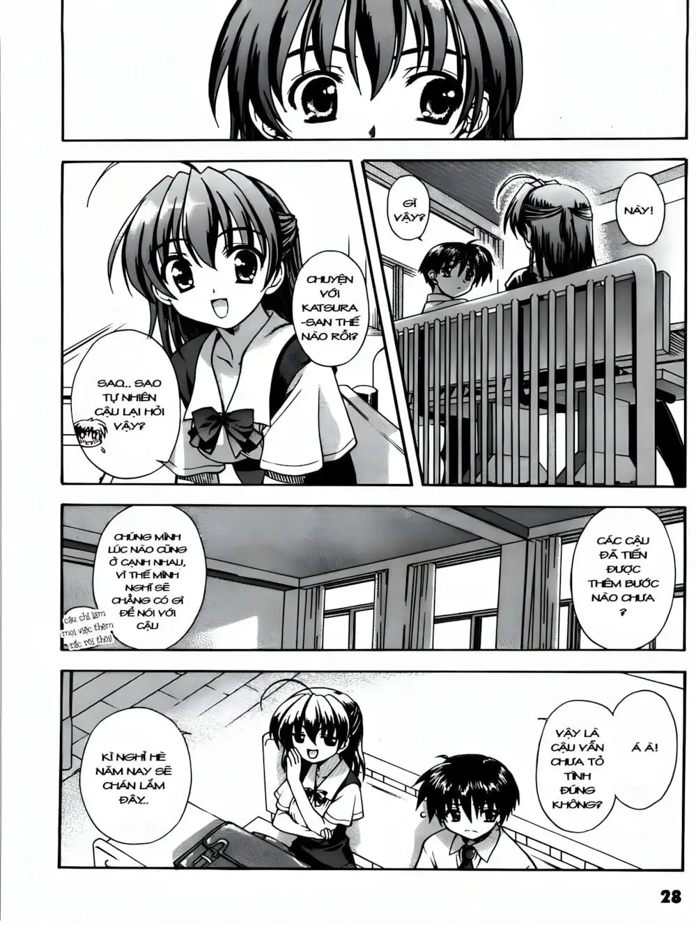 Truyện Tranh Học Đường - School Days trang 6