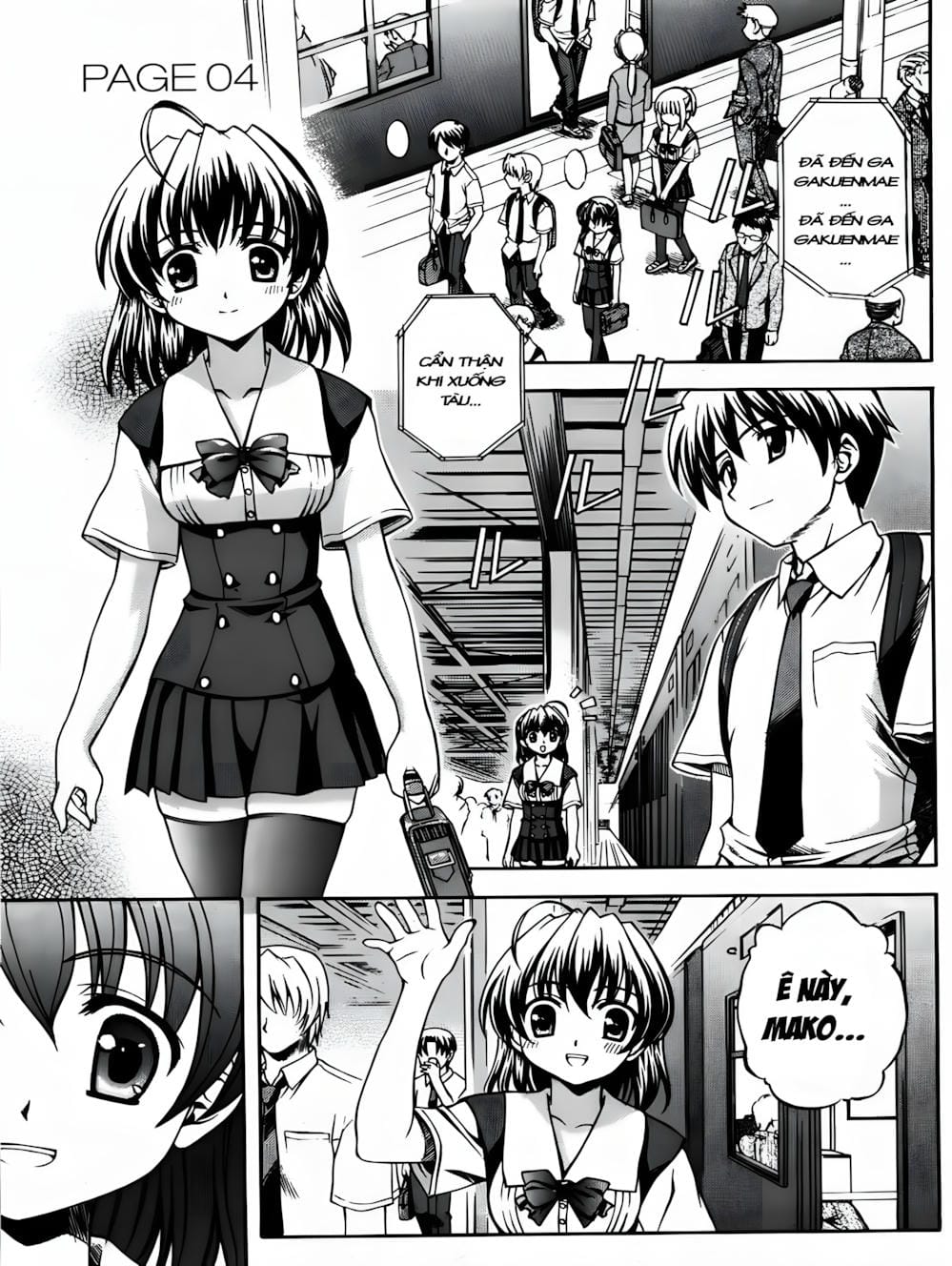 Truyện Tranh Học Đường - School Days trang 6