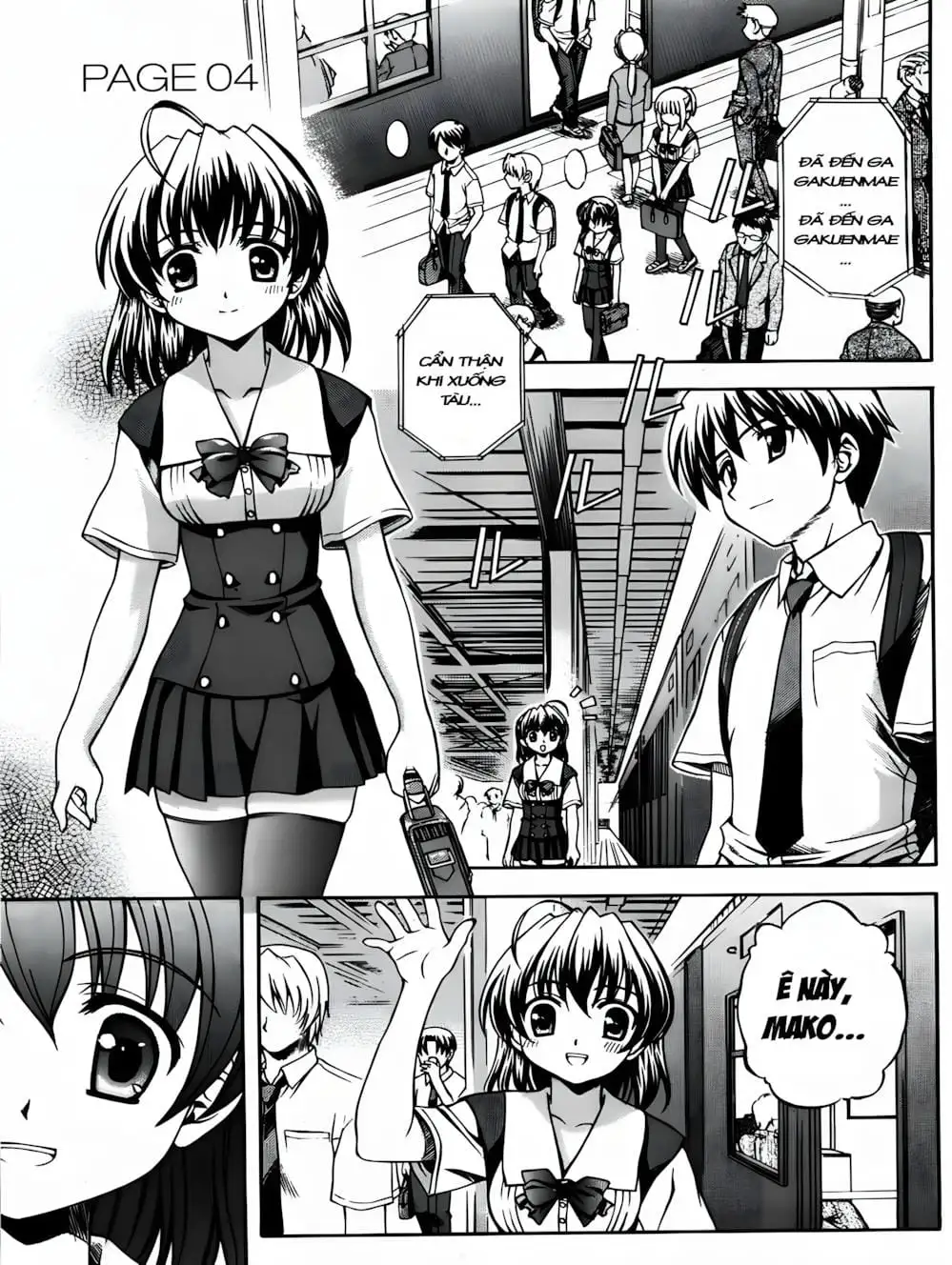 Truyện Tranh Học Đường - School Days trang 6