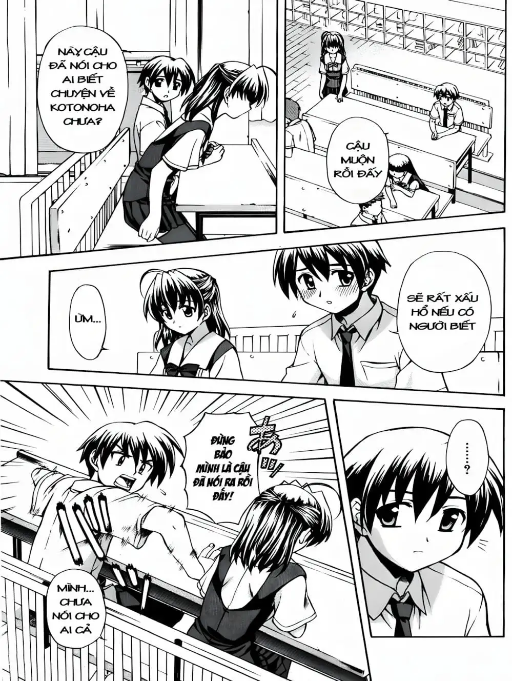 Truyện Tranh Học Đường - School Days trang 6