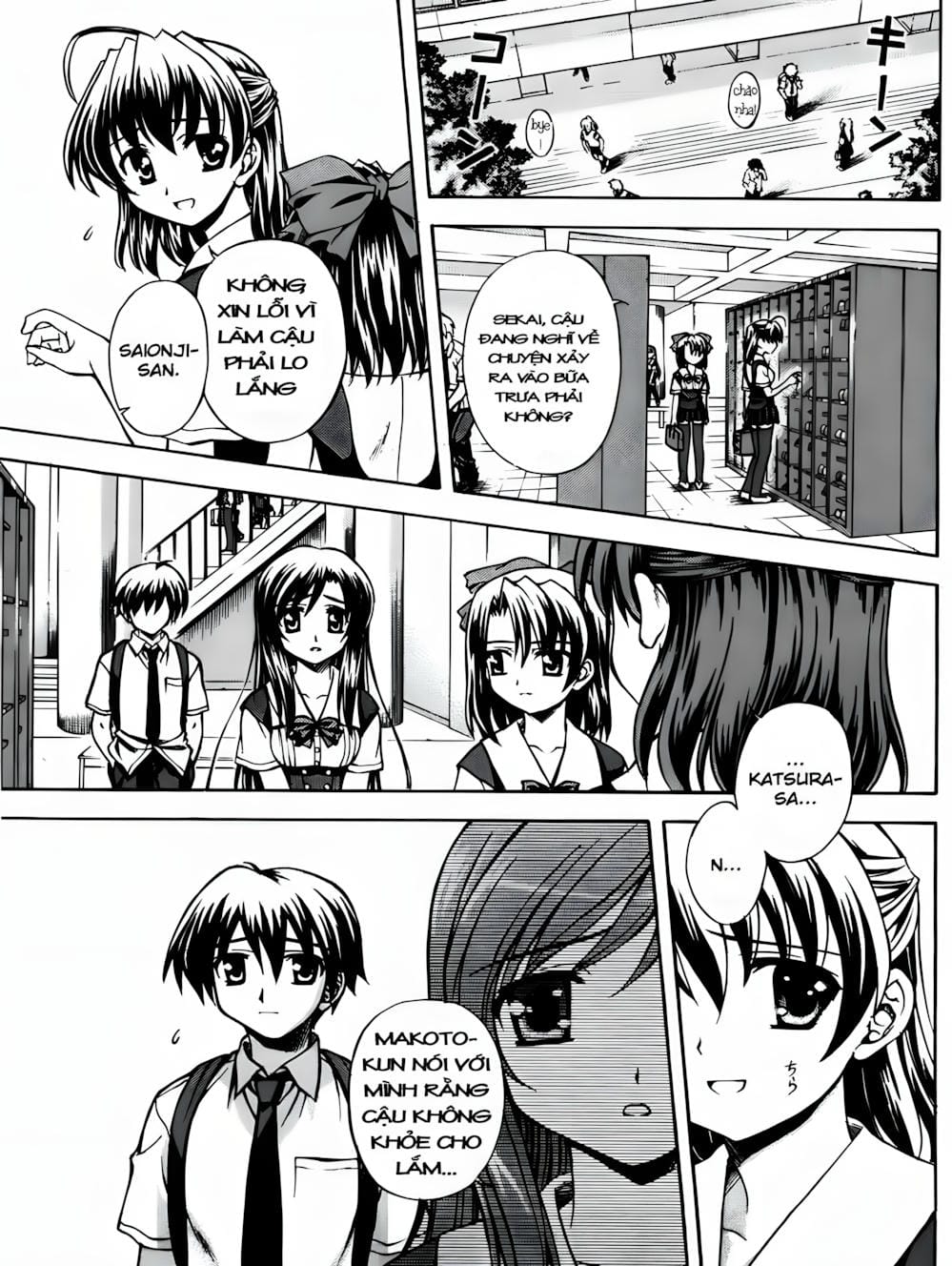 Truyện Tranh Học Đường - School Days trang 6
