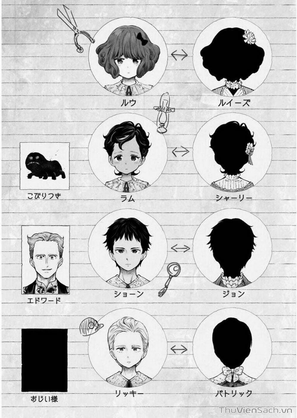Truyện Tranh Gia Tộc Bóng Đêm - Shadows House trang 5