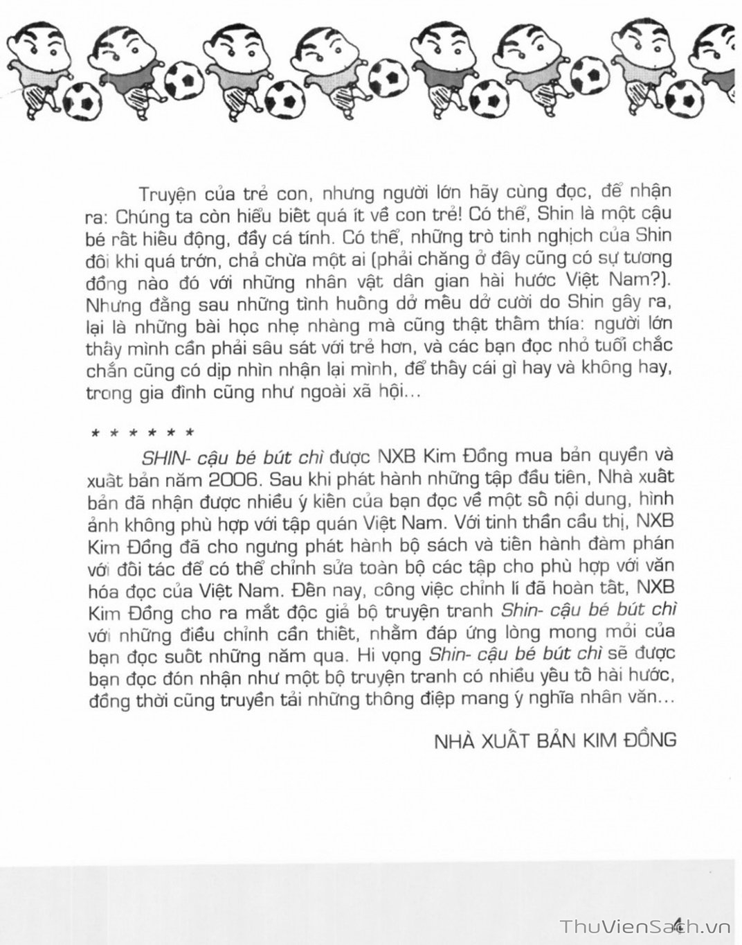 Truyện Tranh Shin - Cậu Bé Bút Chì trang 3