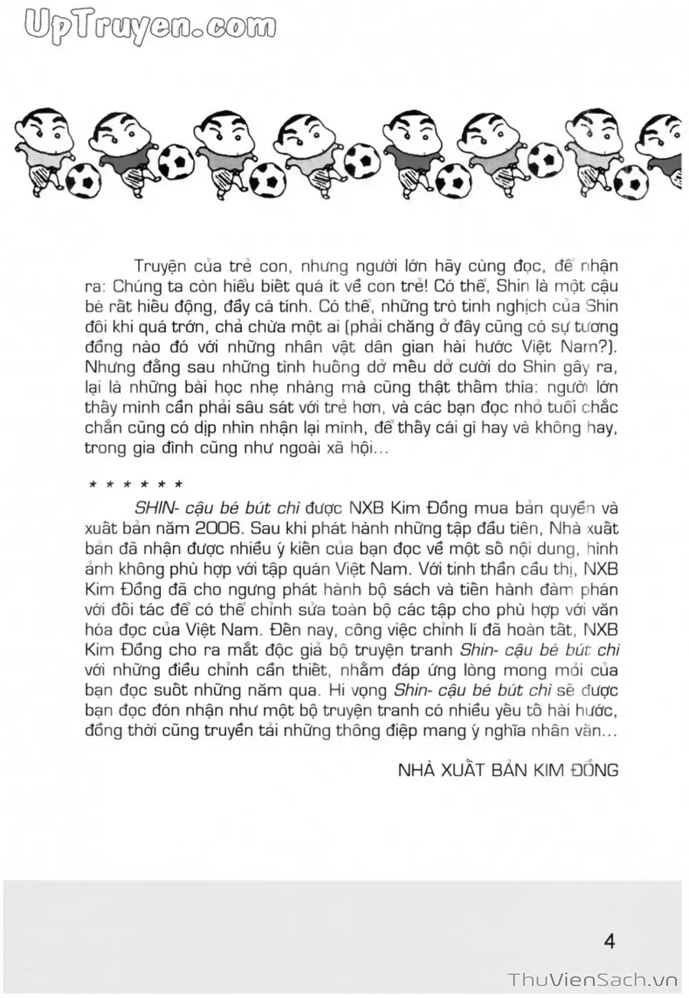 Truyện Tranh Shin - Cậu Bé Bút Chì trang 3