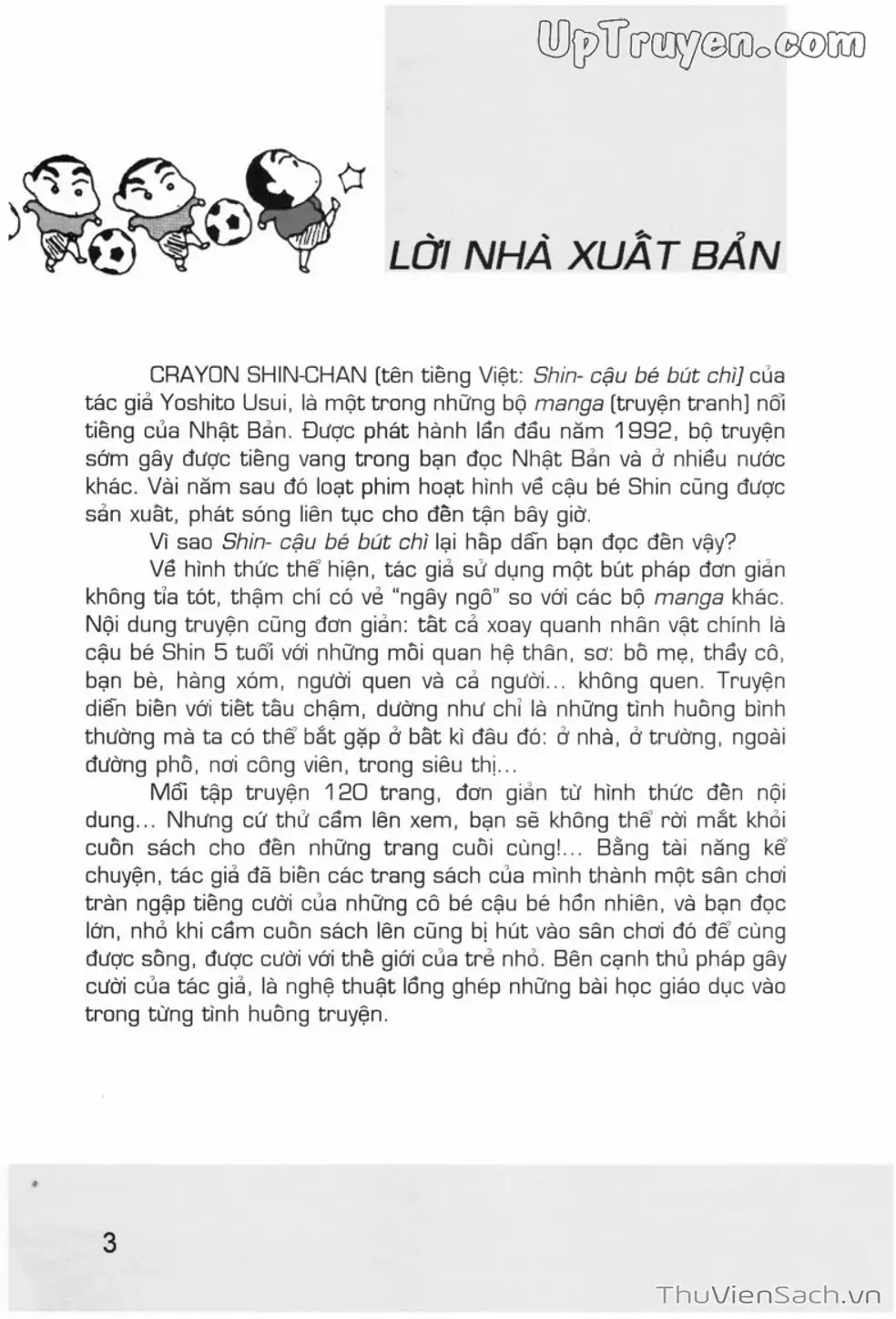 Truyện Tranh Shin - Cậu Bé Bút Chì trang 3