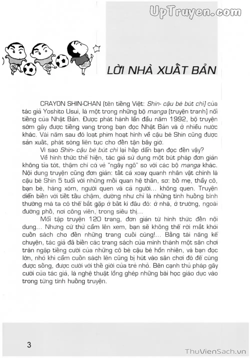 Truyện Tranh Shin - Cậu Bé Bút Chì trang 3