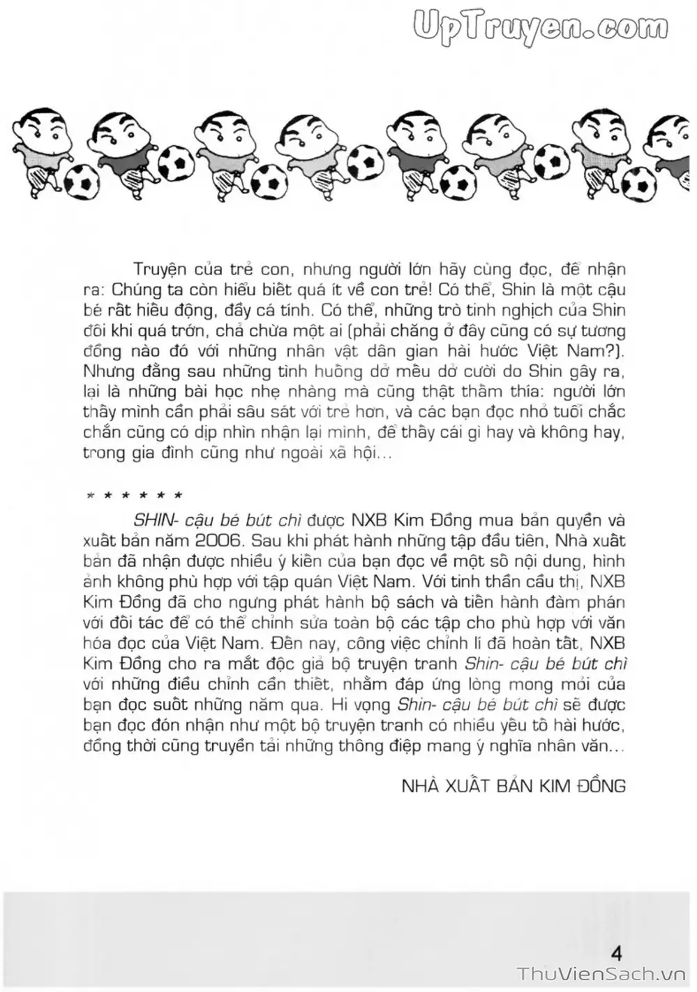 Truyện Tranh Shin - Cậu Bé Bút Chì trang 3