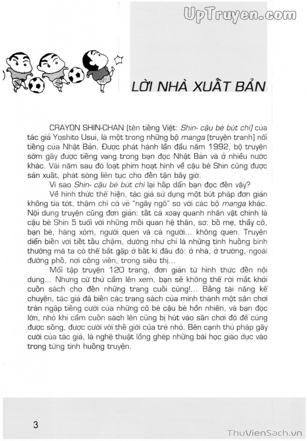 Truyện Tranh Shin - Cậu Bé Bút Chì trang 3