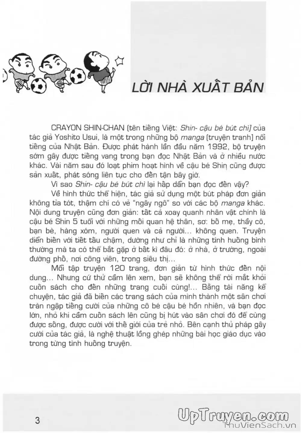 Truyện Tranh Shin - Cậu Bé Bút Chì trang 3