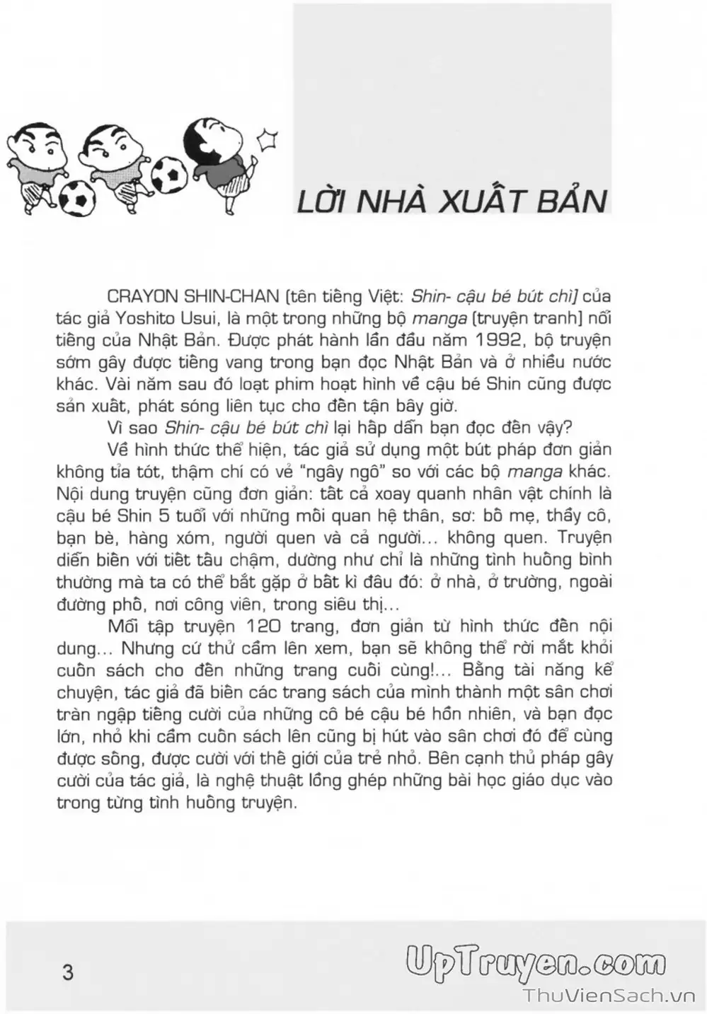 Truyện Tranh Shin - Cậu Bé Bút Chì trang 3