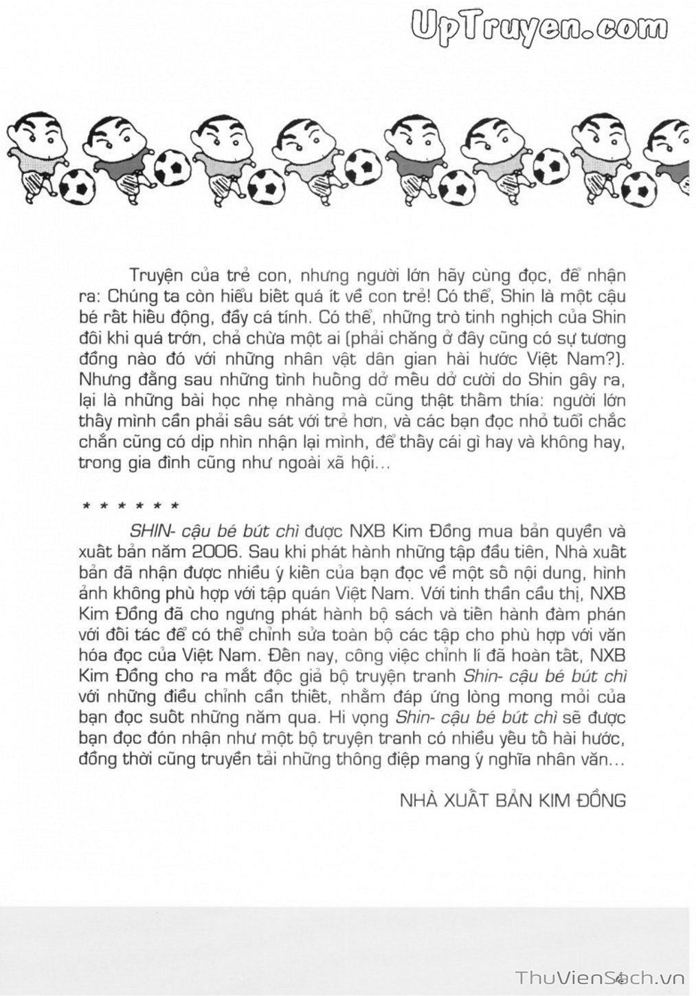 Truyện Tranh Shin - Cậu Bé Bút Chì trang 3