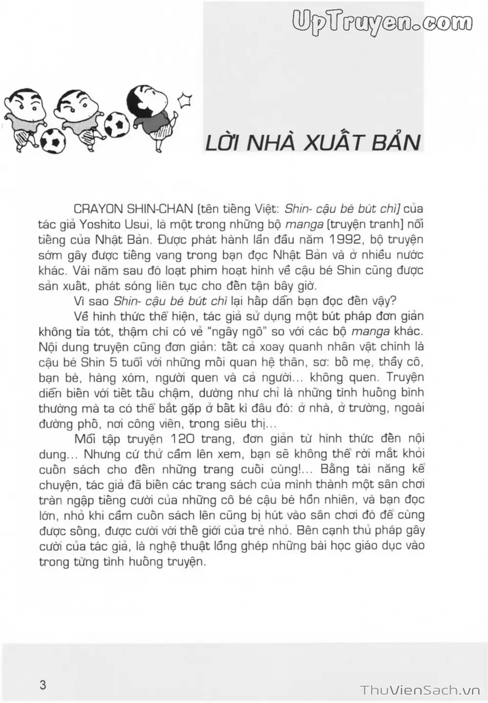 Truyện Tranh Shin - Cậu Bé Bút Chì trang 3