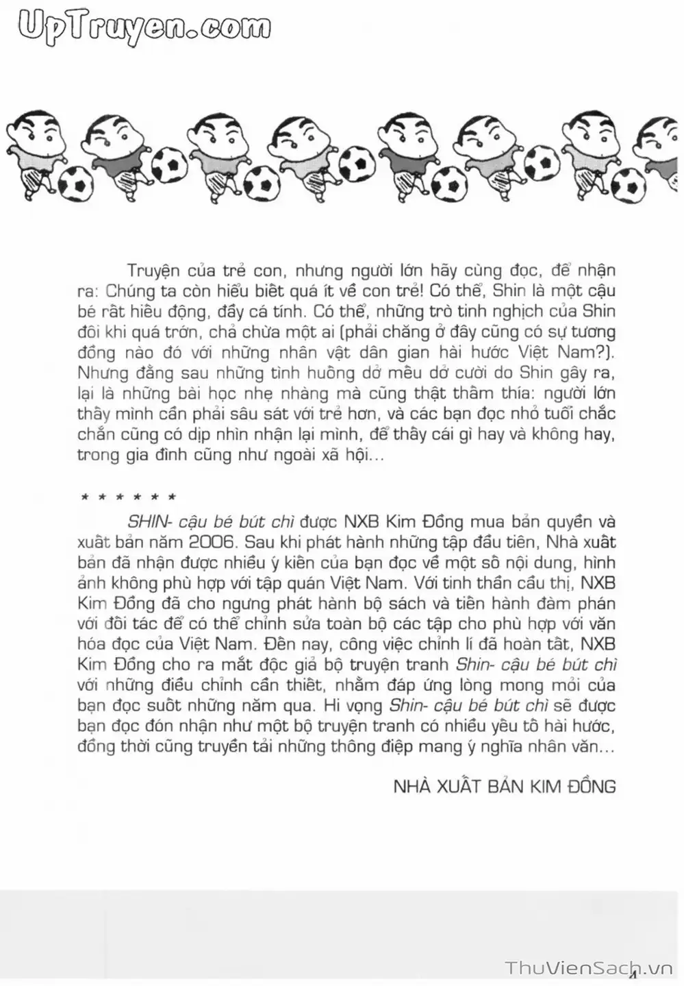 Truyện Tranh Shin - Cậu Bé Bút Chì trang 3