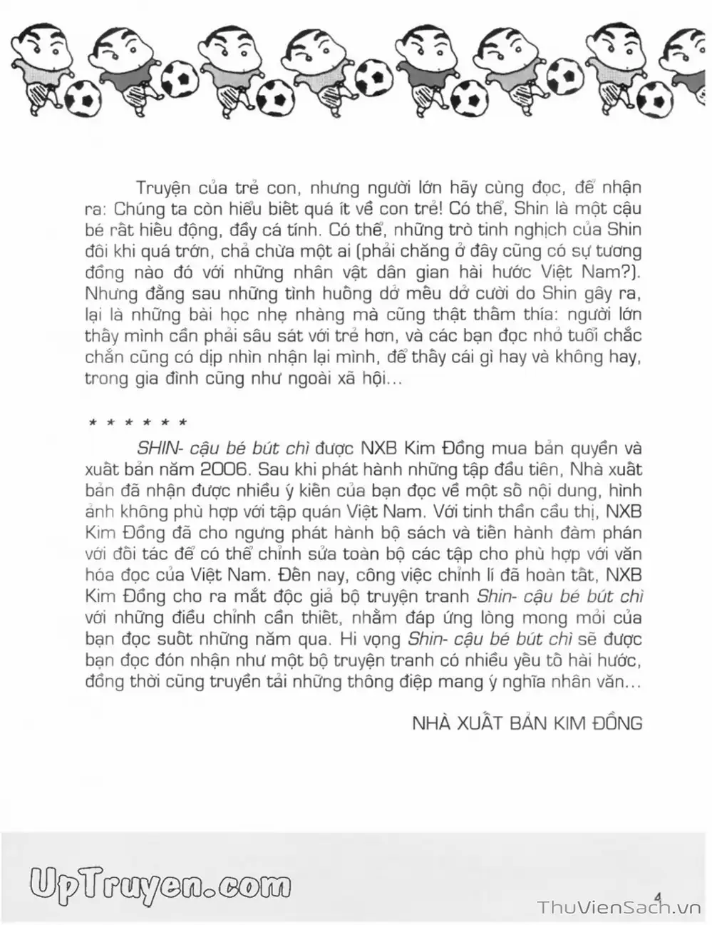 Truyện Tranh Shin - Cậu Bé Bút Chì trang 3