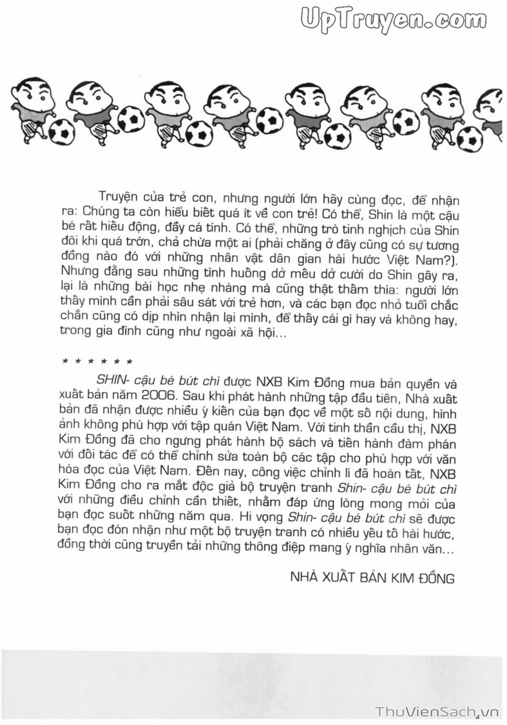 Truyện Tranh Shin - Cậu Bé Bút Chì trang 3