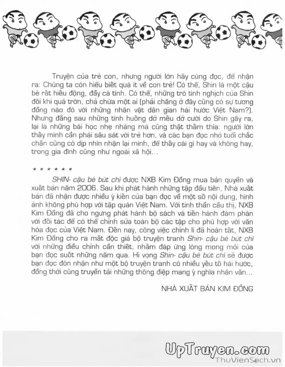 Truyện Tranh Shin - Cậu Bé Bút Chì trang 3