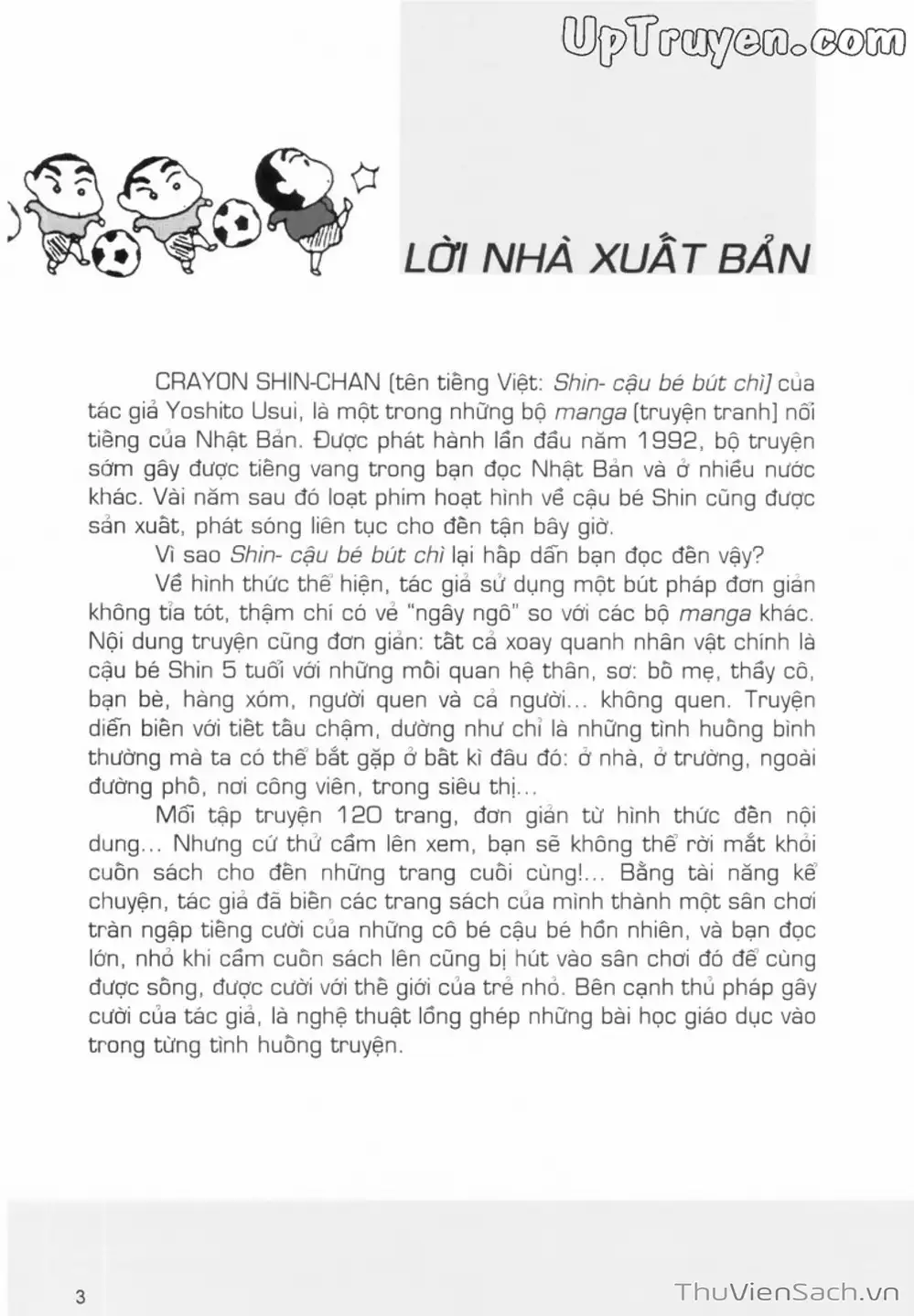 Truyện Tranh Shin - Cậu Bé Bút Chì trang 3