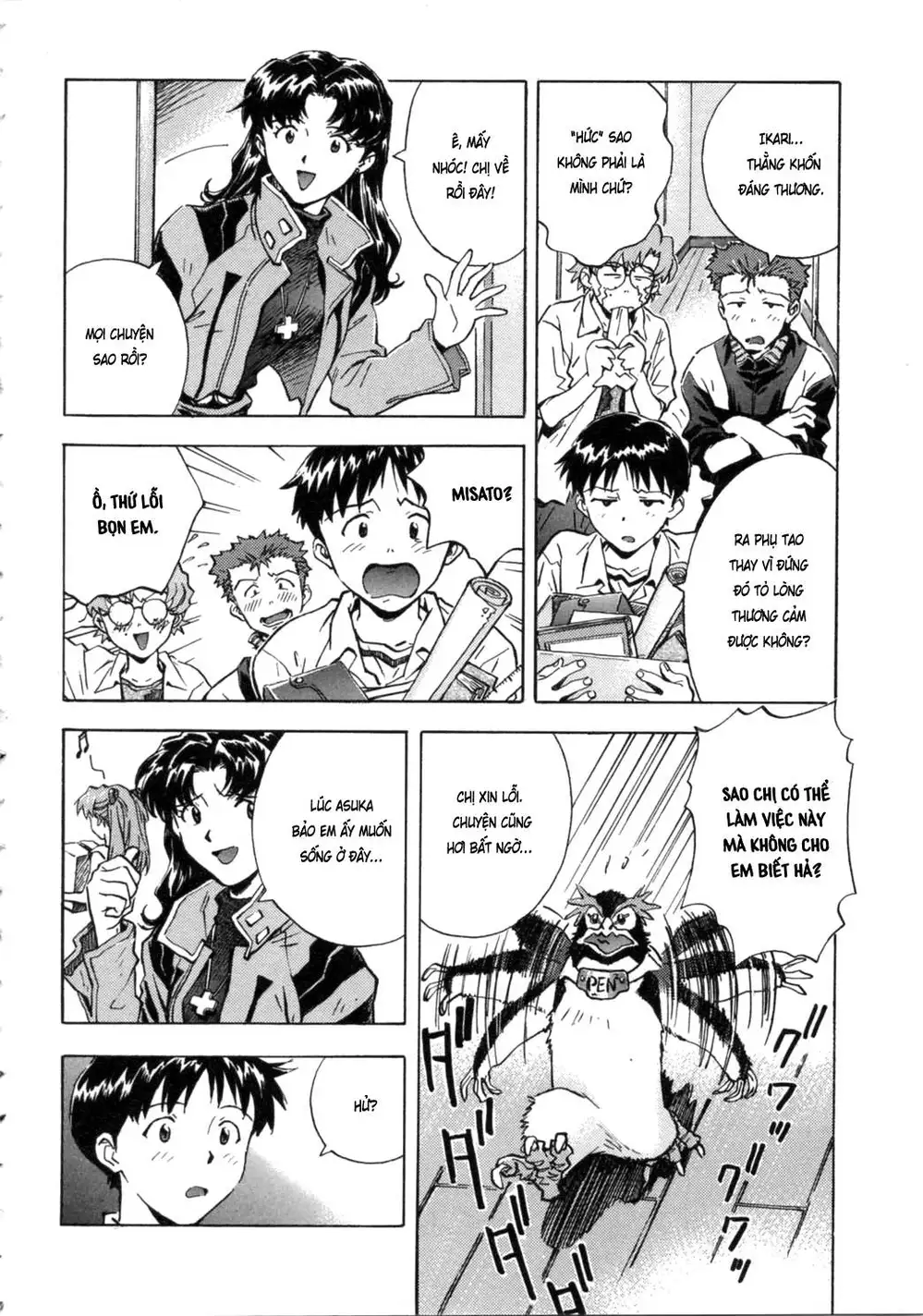 Truyện Tranh Đặc Nhiệm Không Gian - Shin Seiki Evangelion trang 11