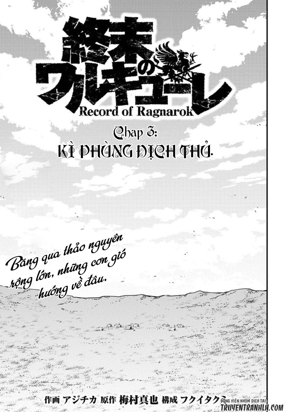 Truyện Tranh Cuộc Chiến Các Vị Thần - Shuumatsu No Valkyrie trang 6