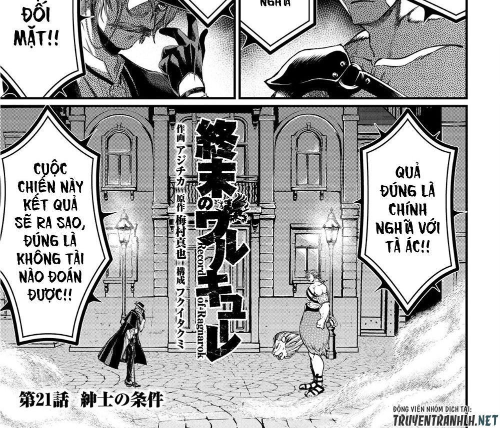 Truyện Tranh Cuộc Chiến Các Vị Thần - Shuumatsu No Valkyrie trang 6