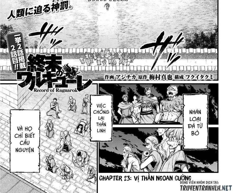 Truyện Tranh Cuộc Chiến Các Vị Thần - Shuumatsu No Valkyrie trang 6