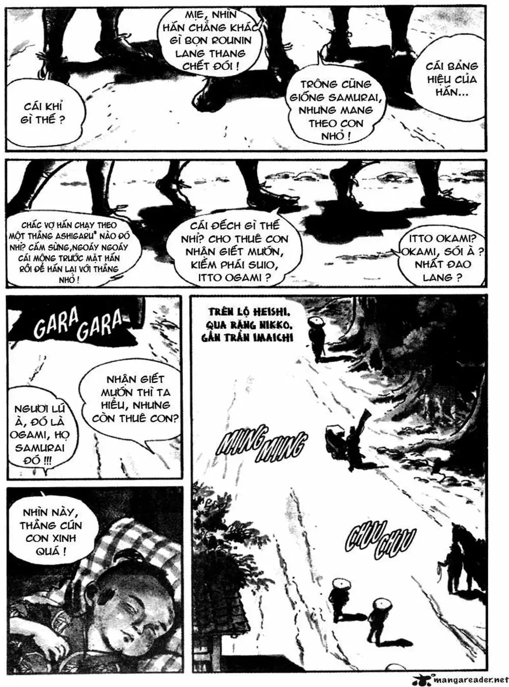 Truyện Tranh Sói Mang Con - Lone Wolf And Cub trang 5