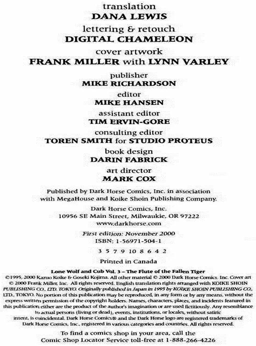 Truyện Tranh Sói Mang Con - Lone Wolf And Cub trang 5