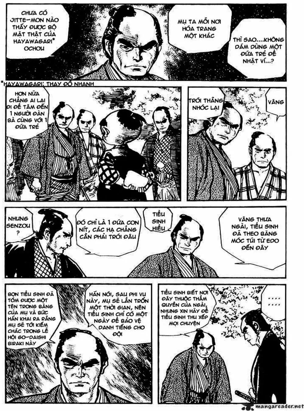 Truyện Tranh Sói Mang Con - Lone Wolf And Cub trang 5