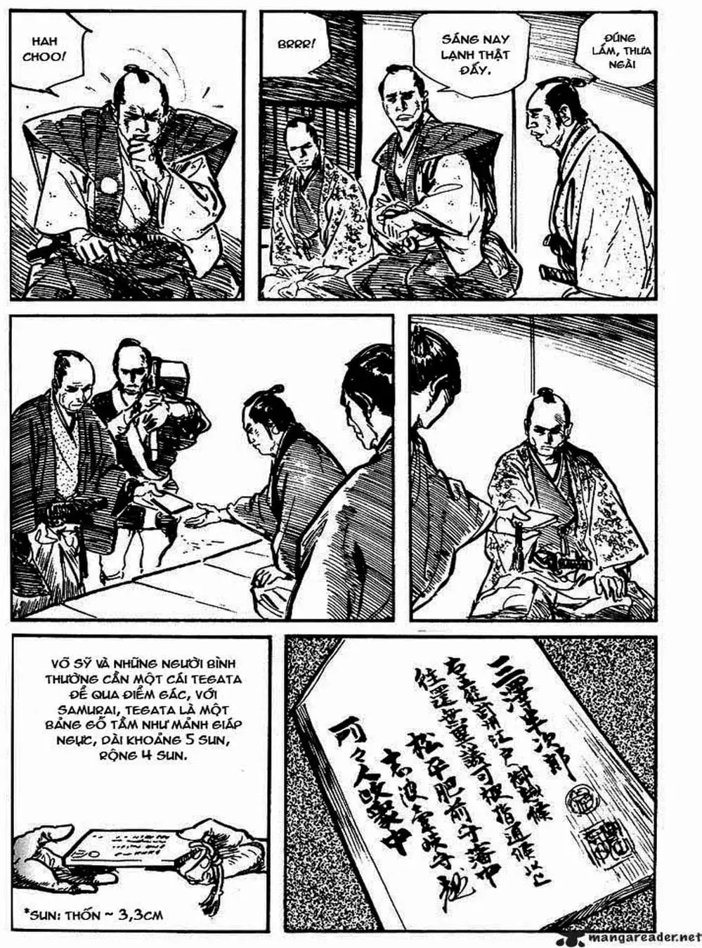 Truyện Tranh Sói Mang Con - Lone Wolf And Cub trang 5