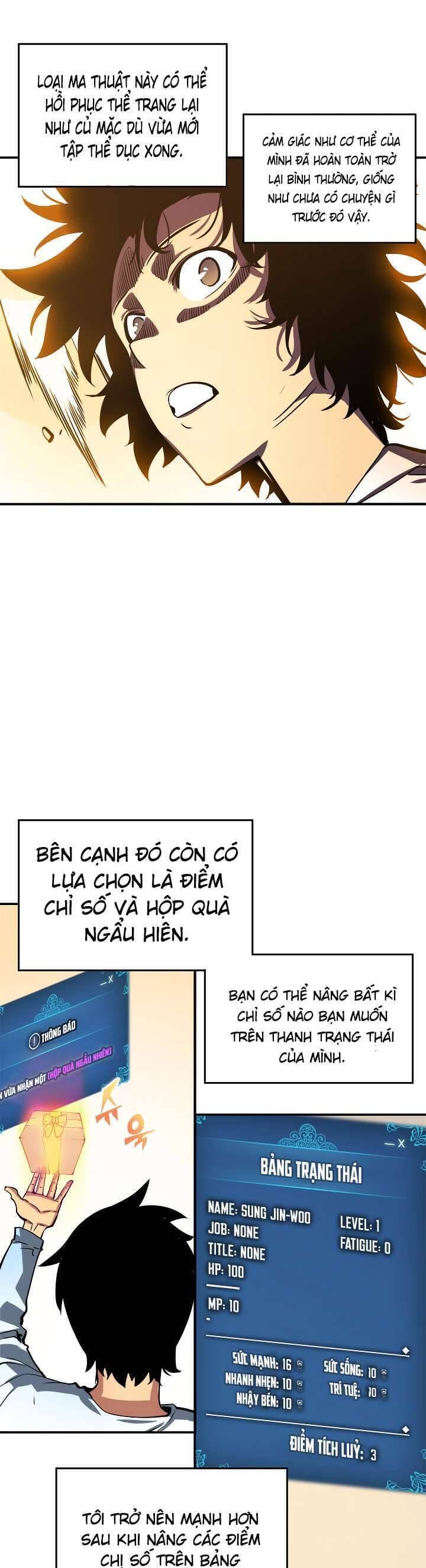 Truyện Tranh Tôi Thăng Cấp Một Mình - Solo Leveling trang 3