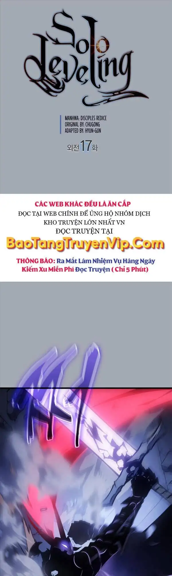 Truyện Tranh Tôi Thăng Cấp Một Mình - Solo Leveling trang 3