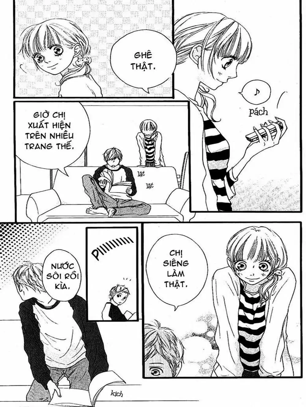 Truyện Tranh Tình Yêu Lấp Lánh - Strobe Edge trang 5