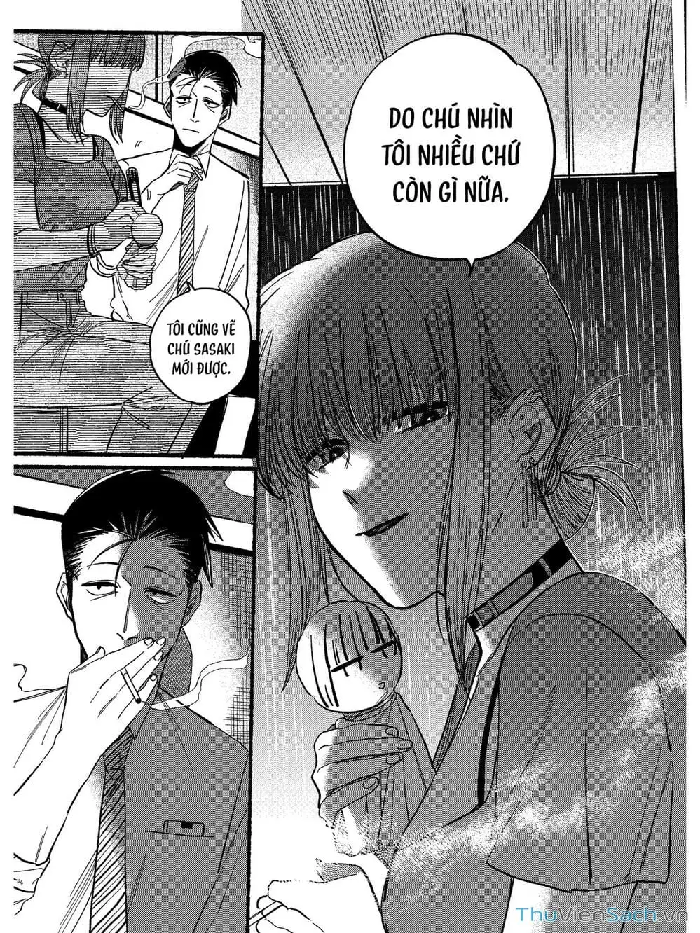 Truyện Tranh Tại Phía Sau Siêu Thị Cùng Em Hút Thuốc - Suupaa No Ura Yani Suu Hanashi trang 4