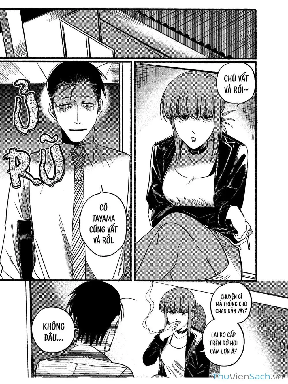 Truyện Tranh Tại Phía Sau Siêu Thị Cùng Em Hút Thuốc - Suupaa No Ura Yani Suu Hanashi trang 4