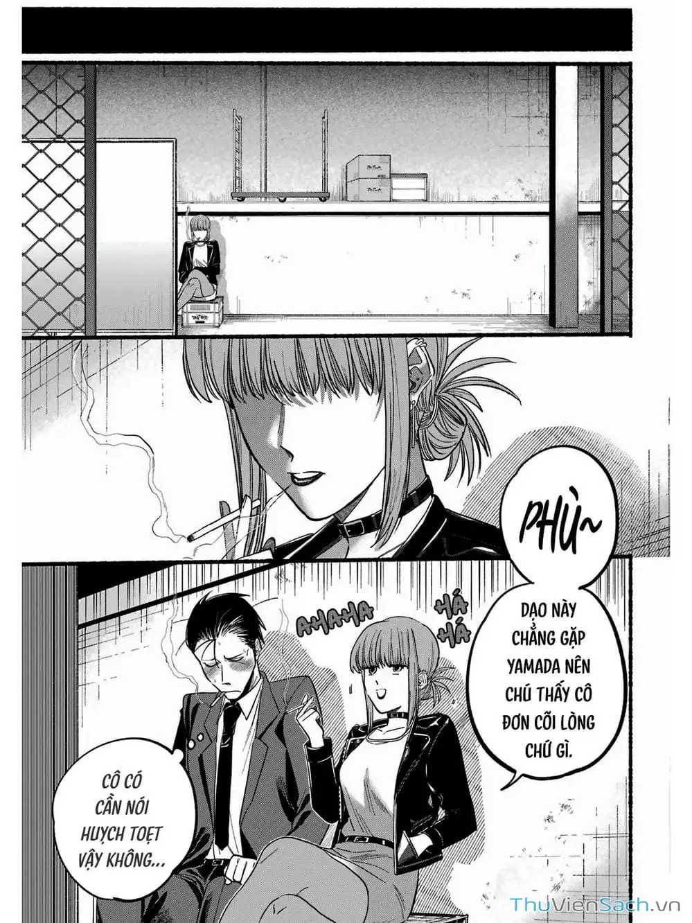 Truyện Tranh Tại Phía Sau Siêu Thị Cùng Em Hút Thuốc - Suupaa No Ura Yani Suu Hanashi trang 4