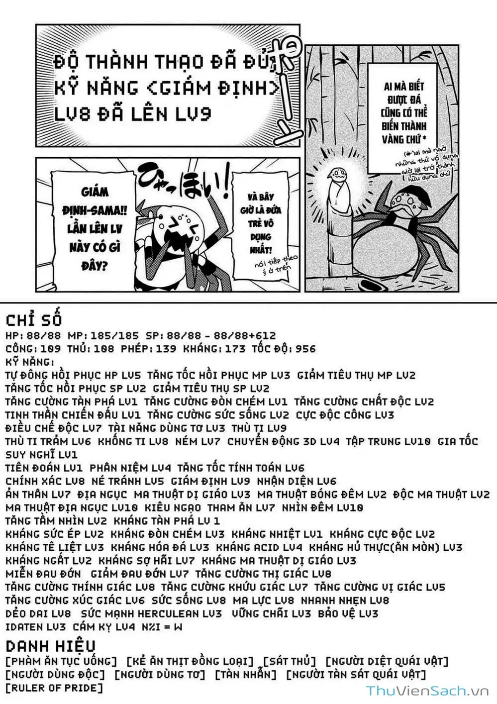 Truyện Tranh Tái Sinh Thành Nhện trang 6