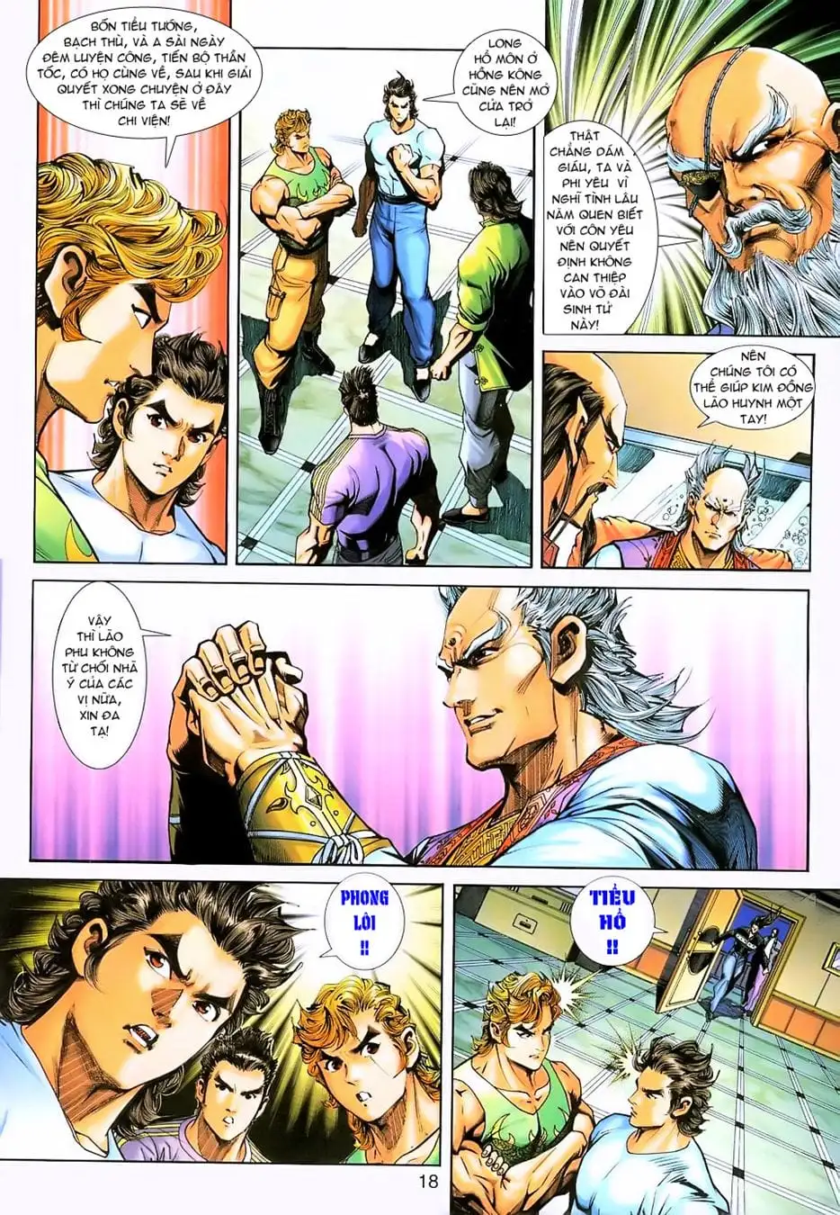 Truyện Tranh Tân Tác Long Hổ Môn trang 4