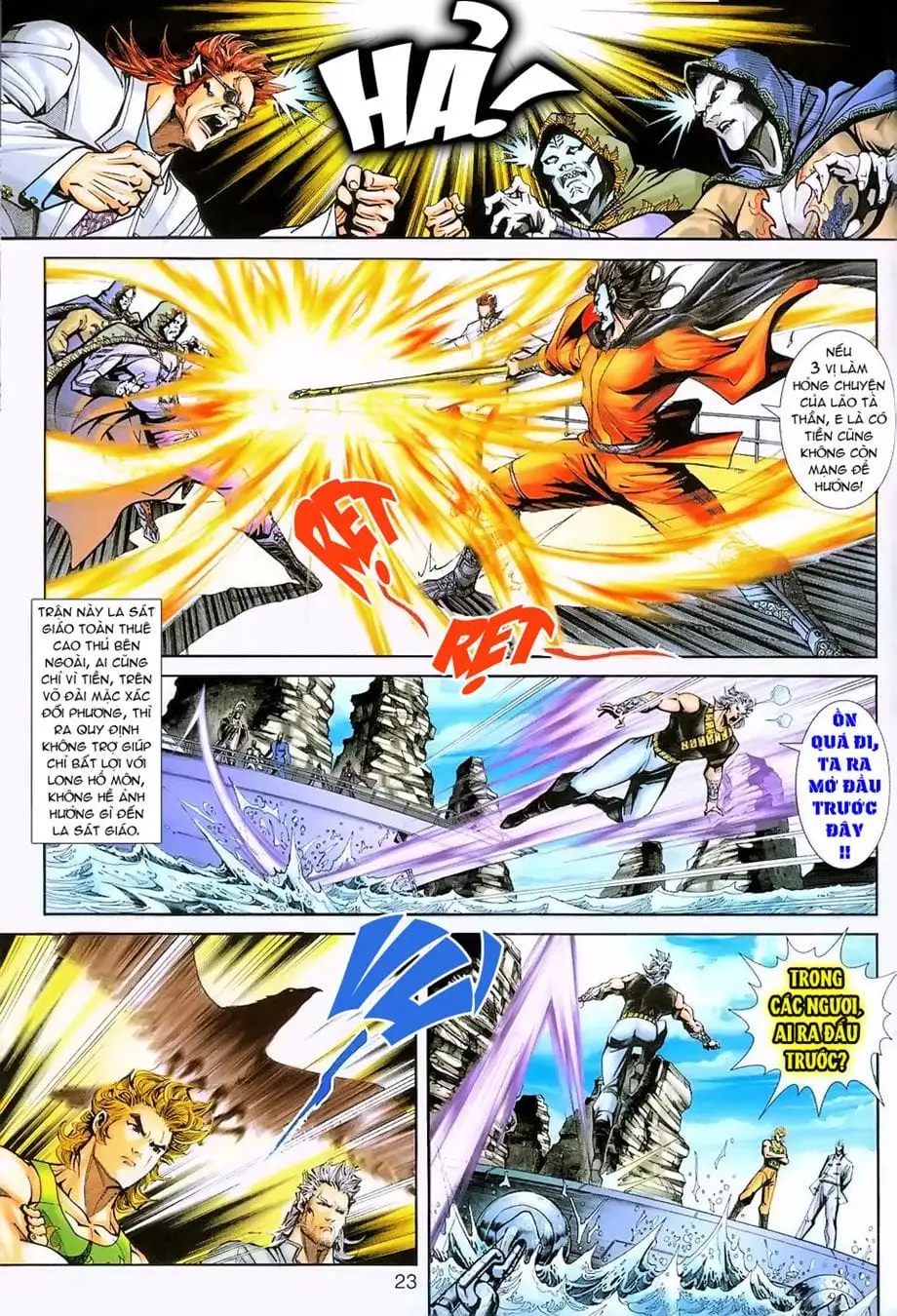 Truyện Tranh Tân Tác Long Hổ Môn trang 4