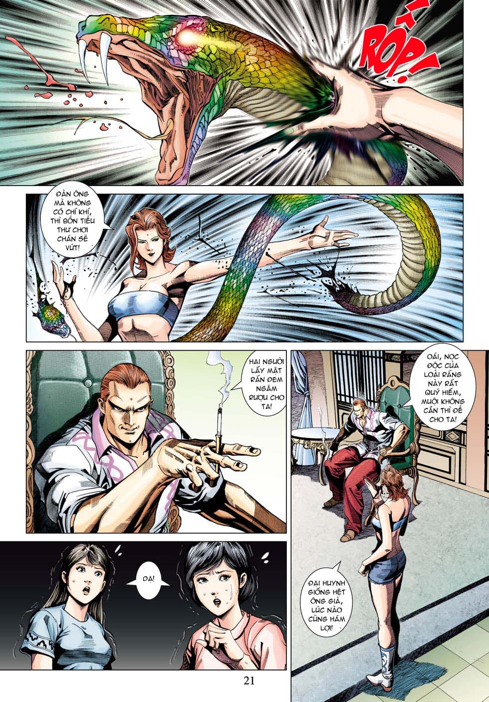 Truyện Tranh Tân Tác Long Hổ Môn trang 4