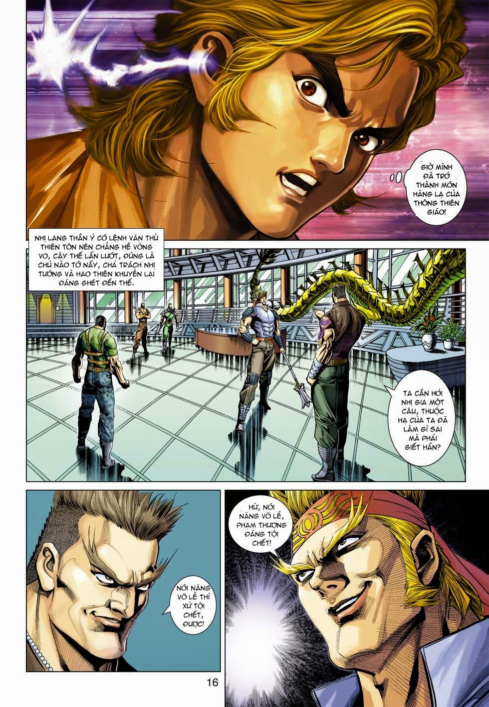 Truyện Tranh Tân Tác Long Hổ Môn trang 4