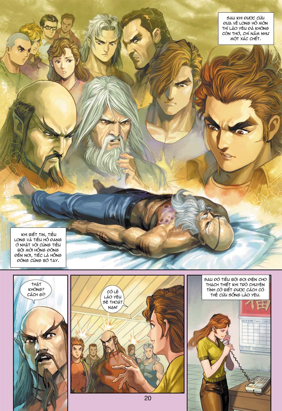 Truyện Tranh Tân Tác Long Hổ Môn trang 4