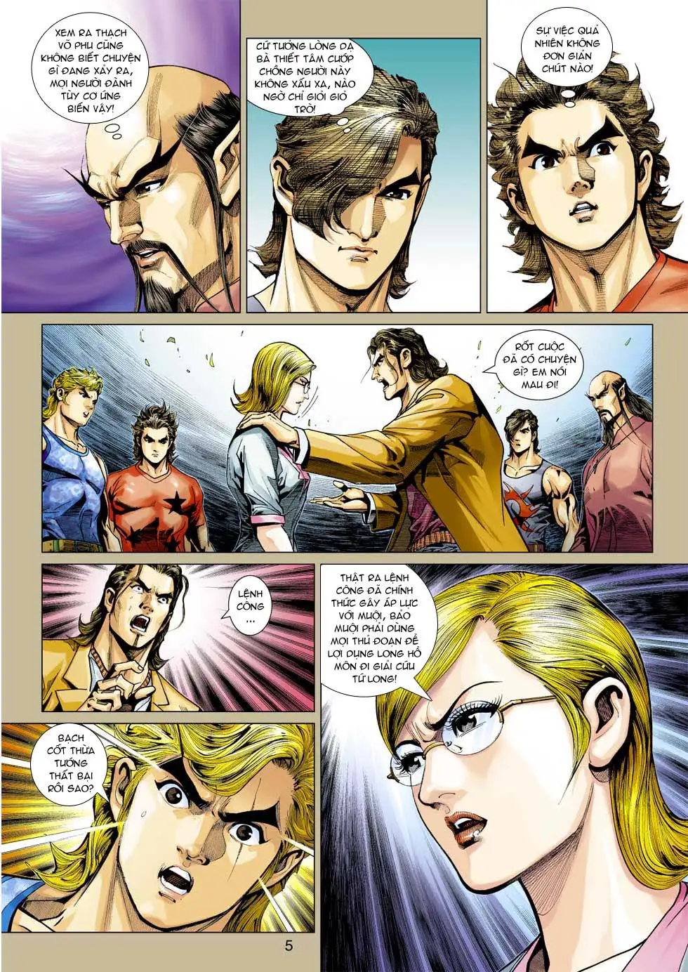 Truyện Tranh Tân Tác Long Hổ Môn trang 4