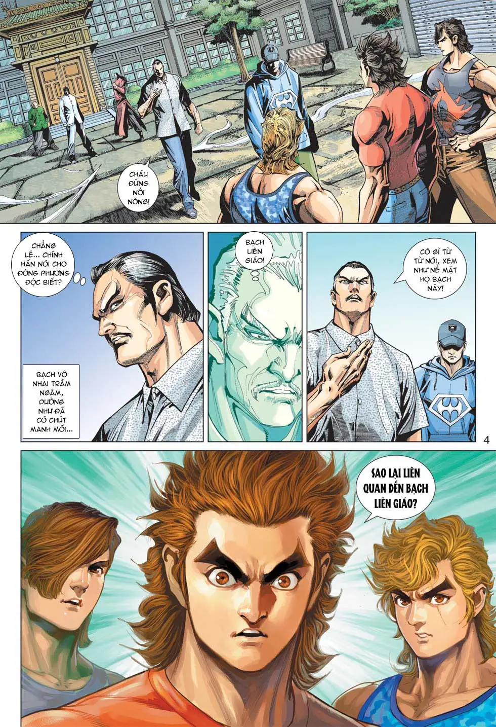 Truyện Tranh Tân Tác Long Hổ Môn trang 4