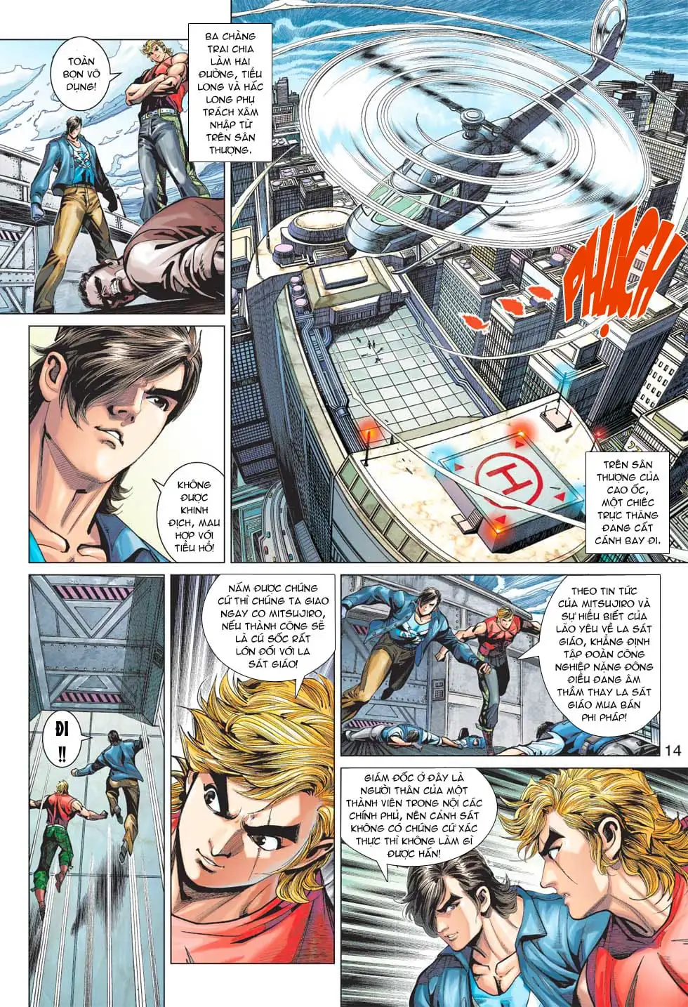 Truyện Tranh Tân Tác Long Hổ Môn trang 4