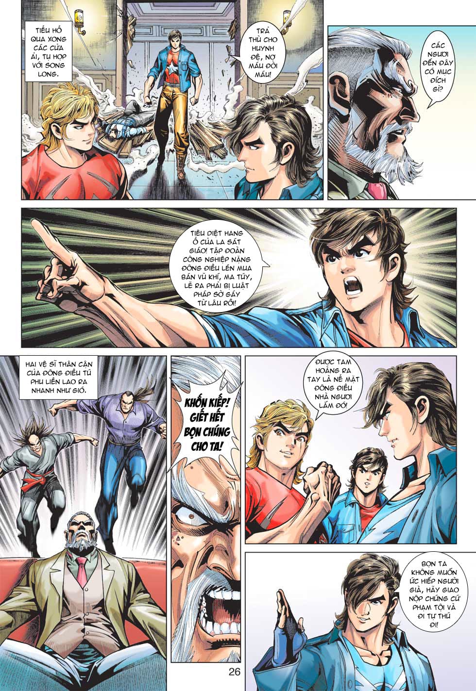 Truyện Tranh Tân Tác Long Hổ Môn trang 4