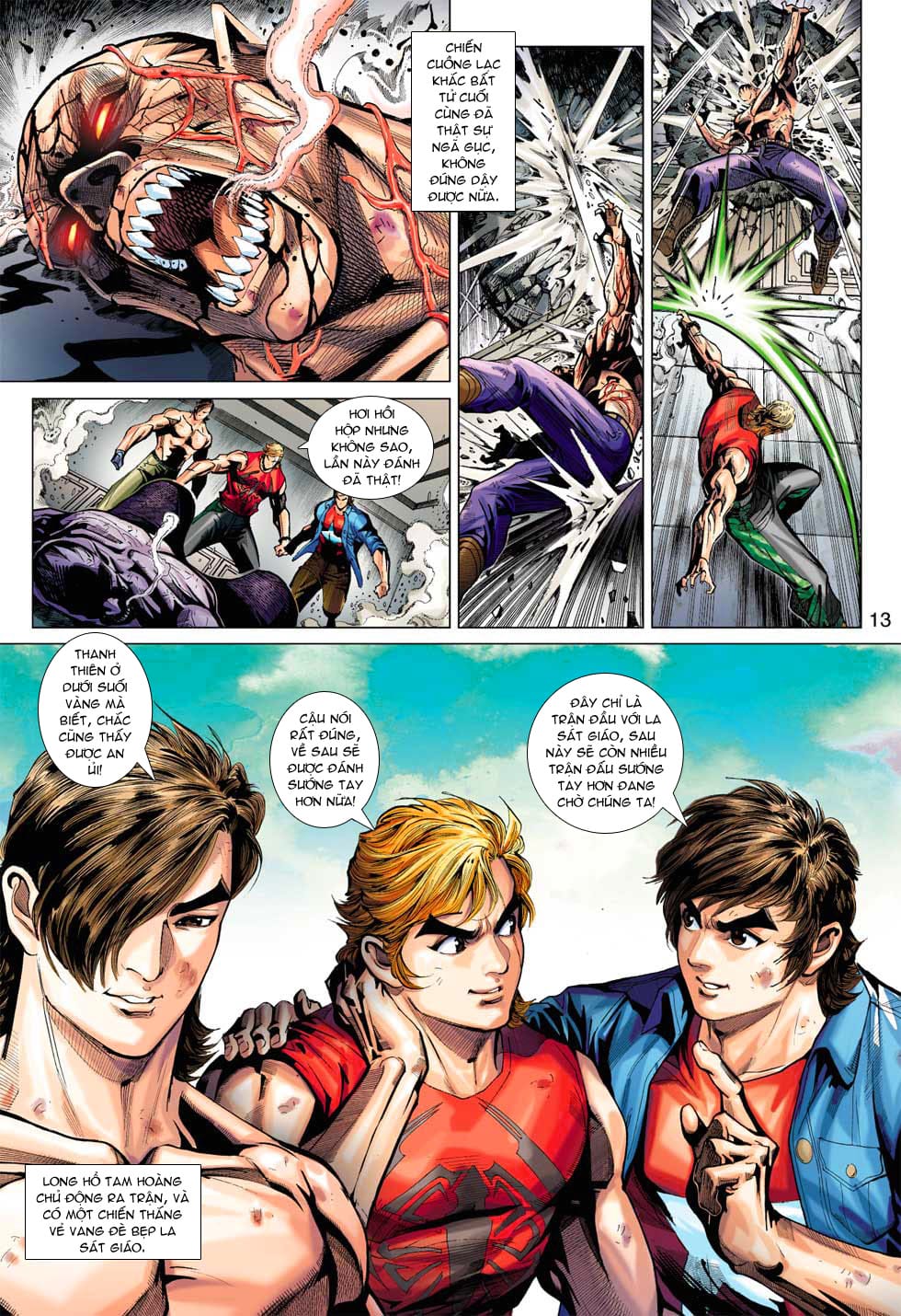 Truyện Tranh Tân Tác Long Hổ Môn trang 4