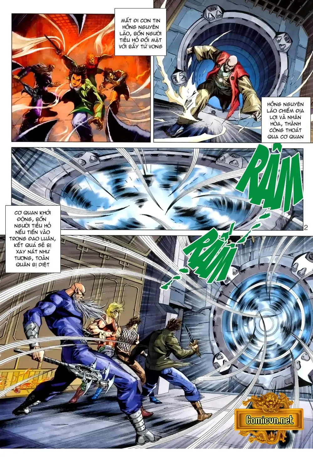 Truyện Tranh Tân Tác Long Hổ Môn trang 4