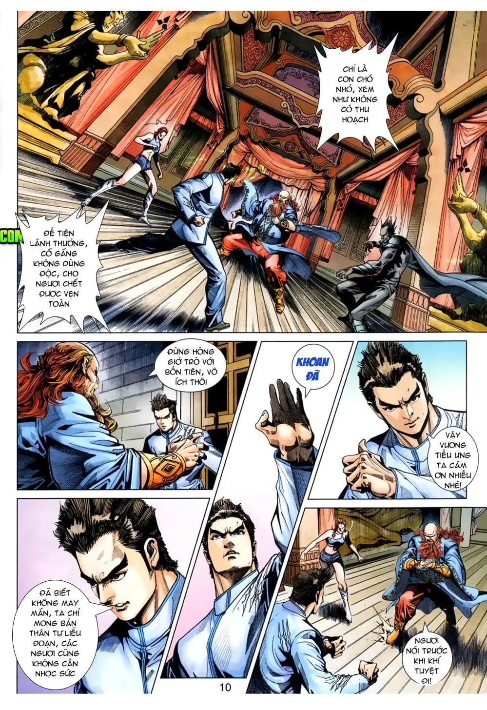 Truyện Tranh Tân Tác Long Hổ Môn trang 4