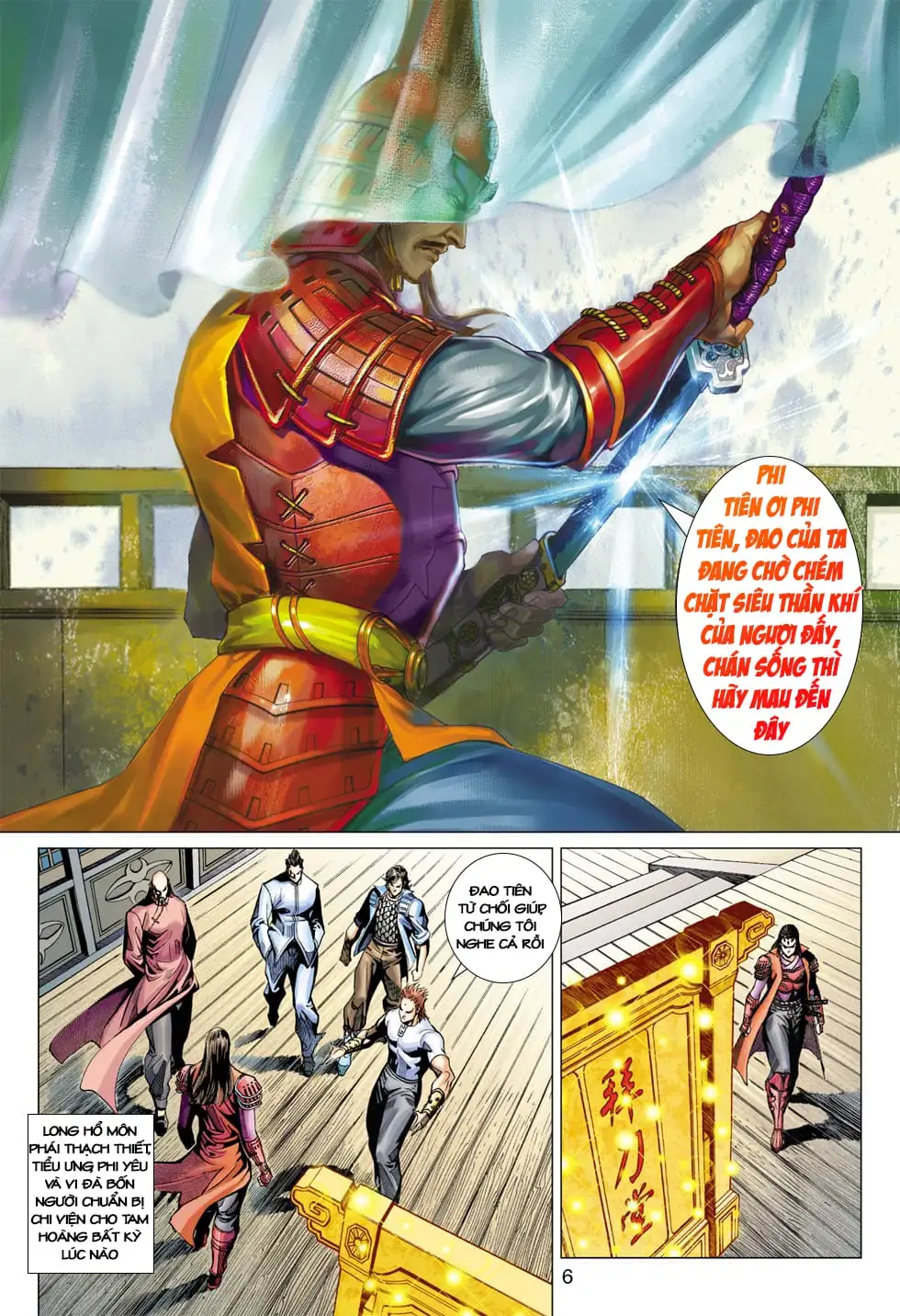 Truyện Tranh Tân Tác Long Hổ Môn trang 4